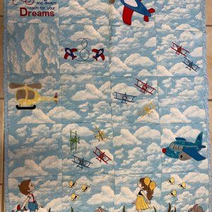 Aircraft baby Quilt